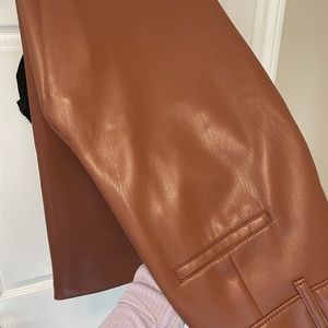 Brand new babaton vegan leather pants